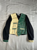 FW25 LEATHER HOTELMAN JACKET with SILVER DECORATION