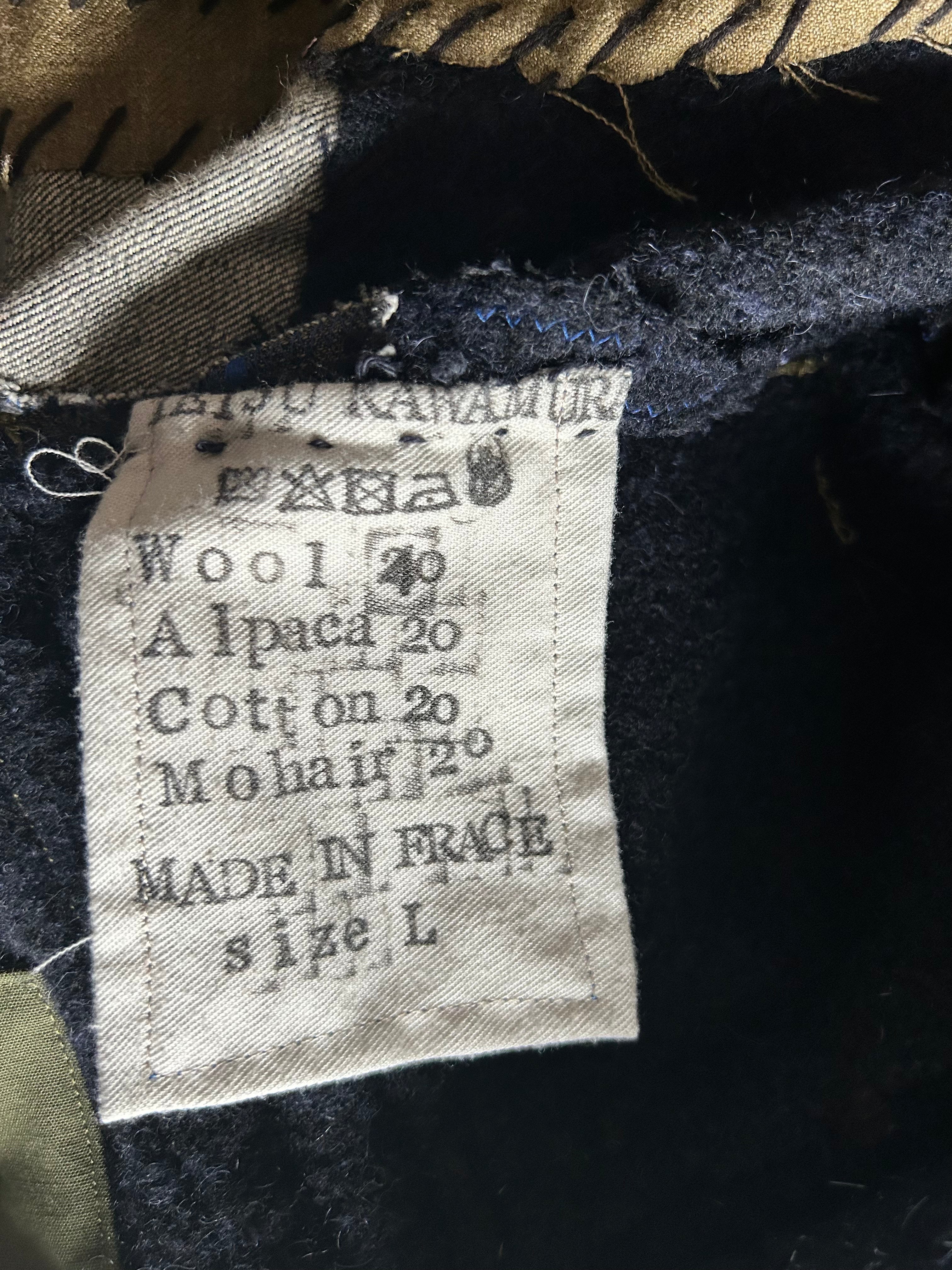 FW25 PATCHWORK REMOVABLE ZIPPER JACKET