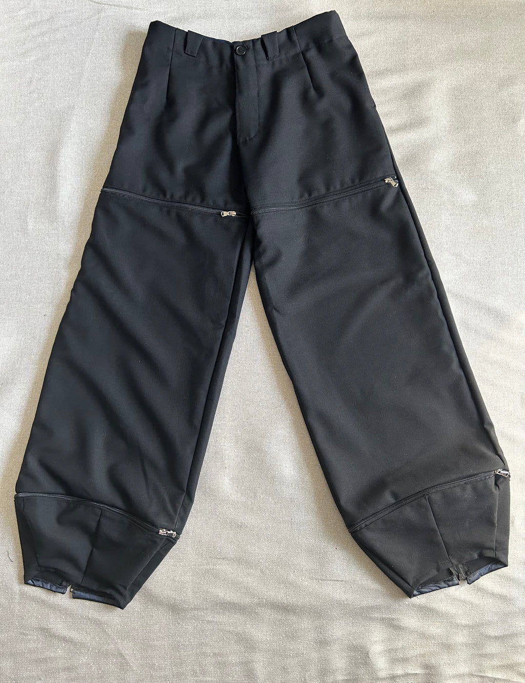 FW25 ZIPPER MILITARY GABARDINE PANTS
