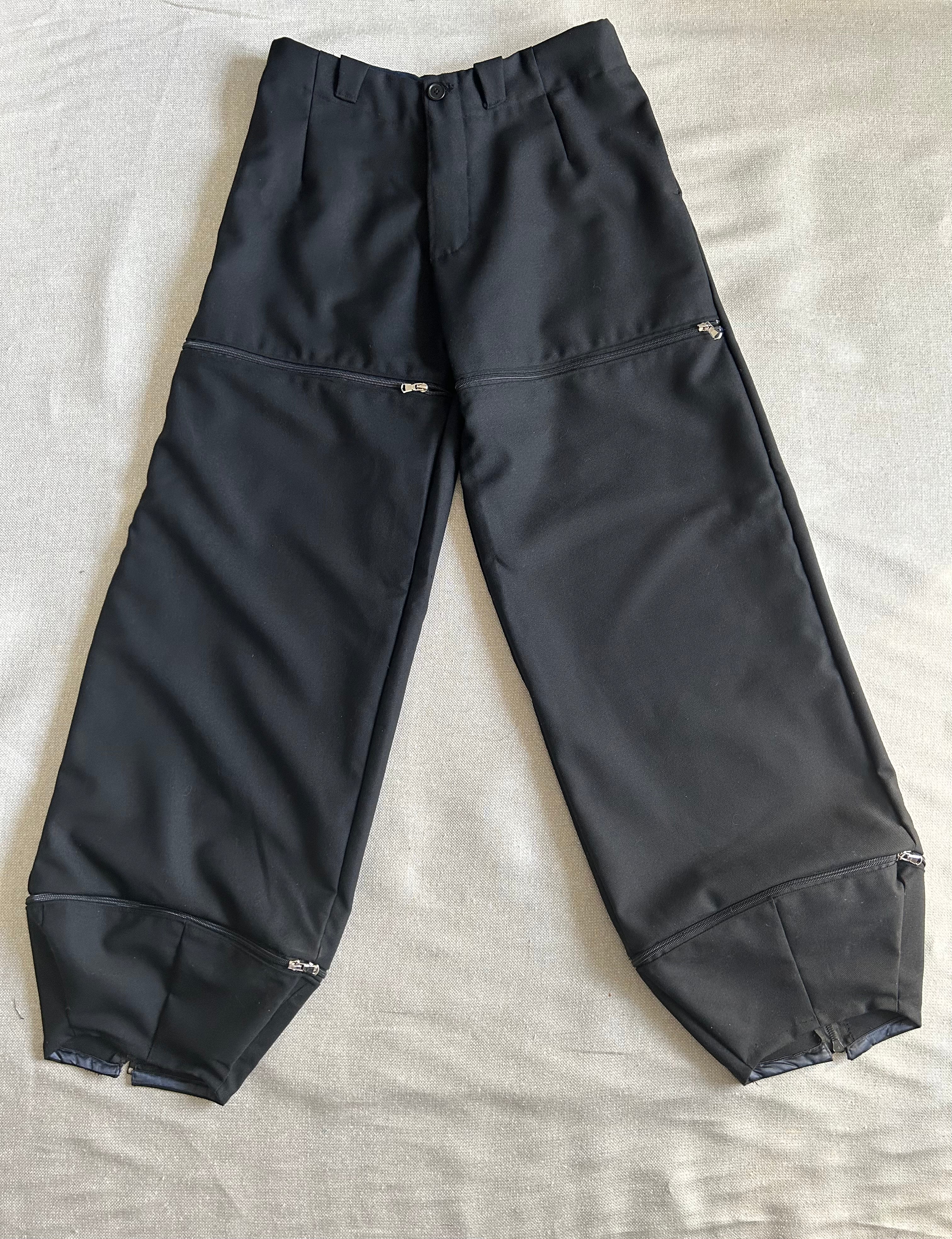 FW25 ZIPPER MILITARY GABARDINE PANTS