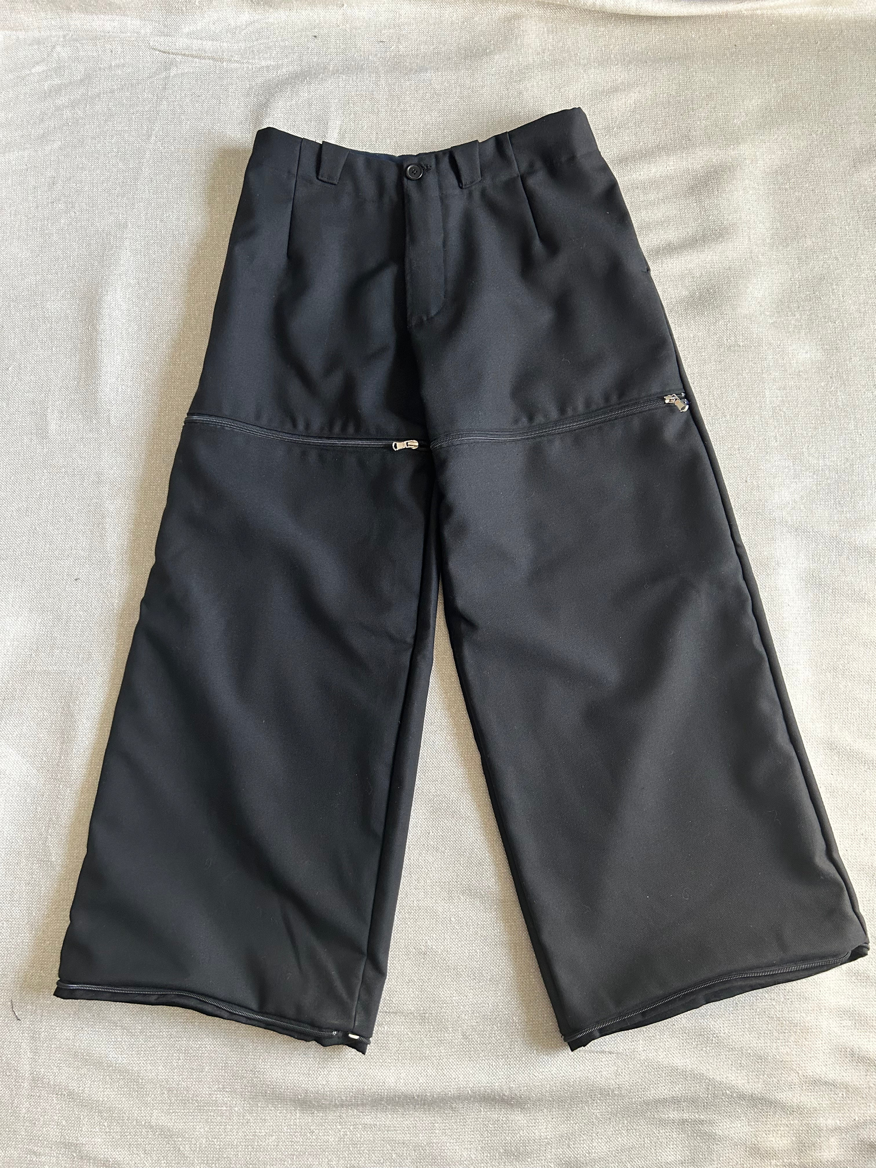 FW25 ZIPPER MILITARY GABARDINE PANTS