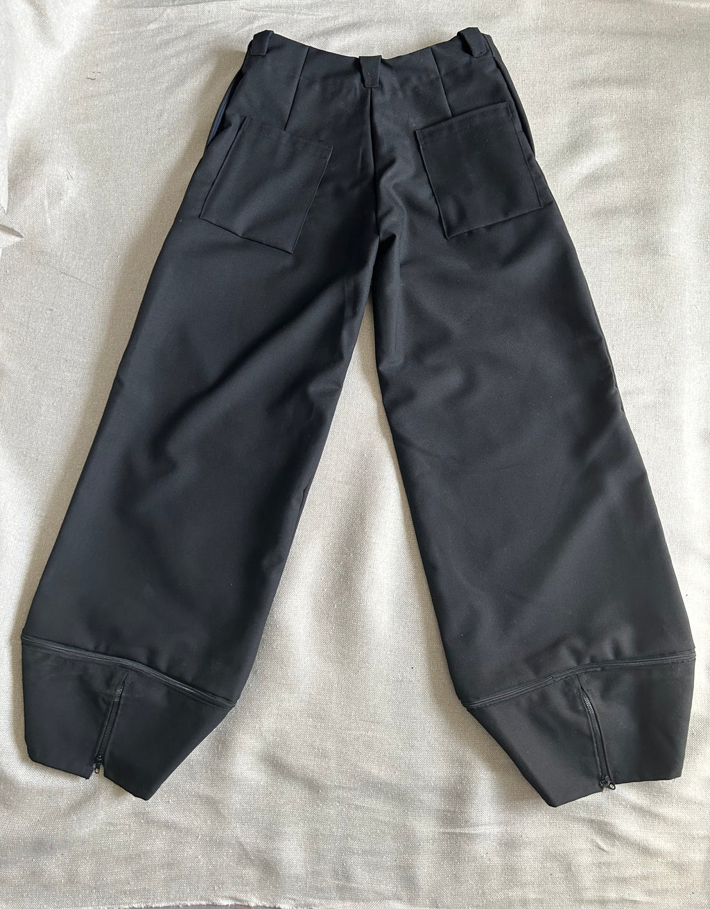 FW25 ZIPPER MILITARY GABARDINE PANTS