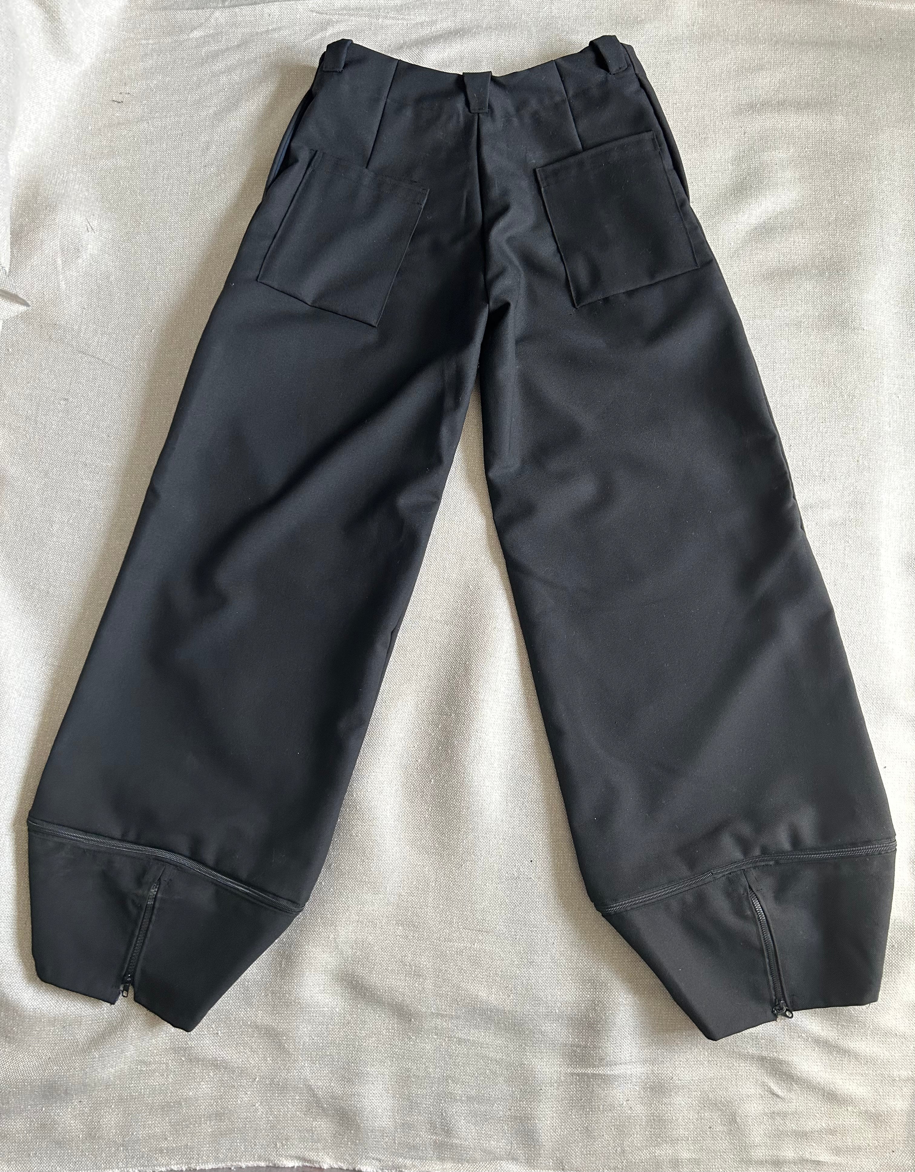FW25 ZIPPER MILITARY GABARDINE PANTS