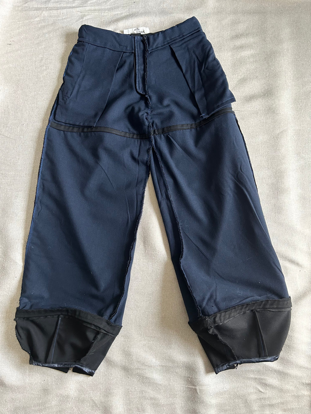 FW25 ZIPPER MILITARY GABARDINE PANTS