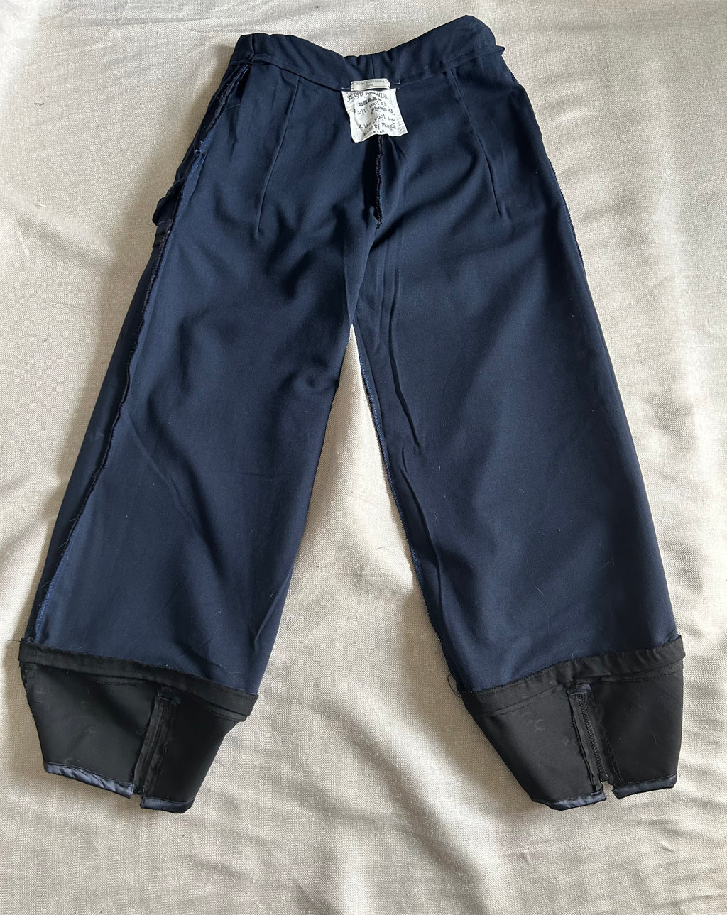 FW25 ZIPPER MILITARY GABARDINE PANTS