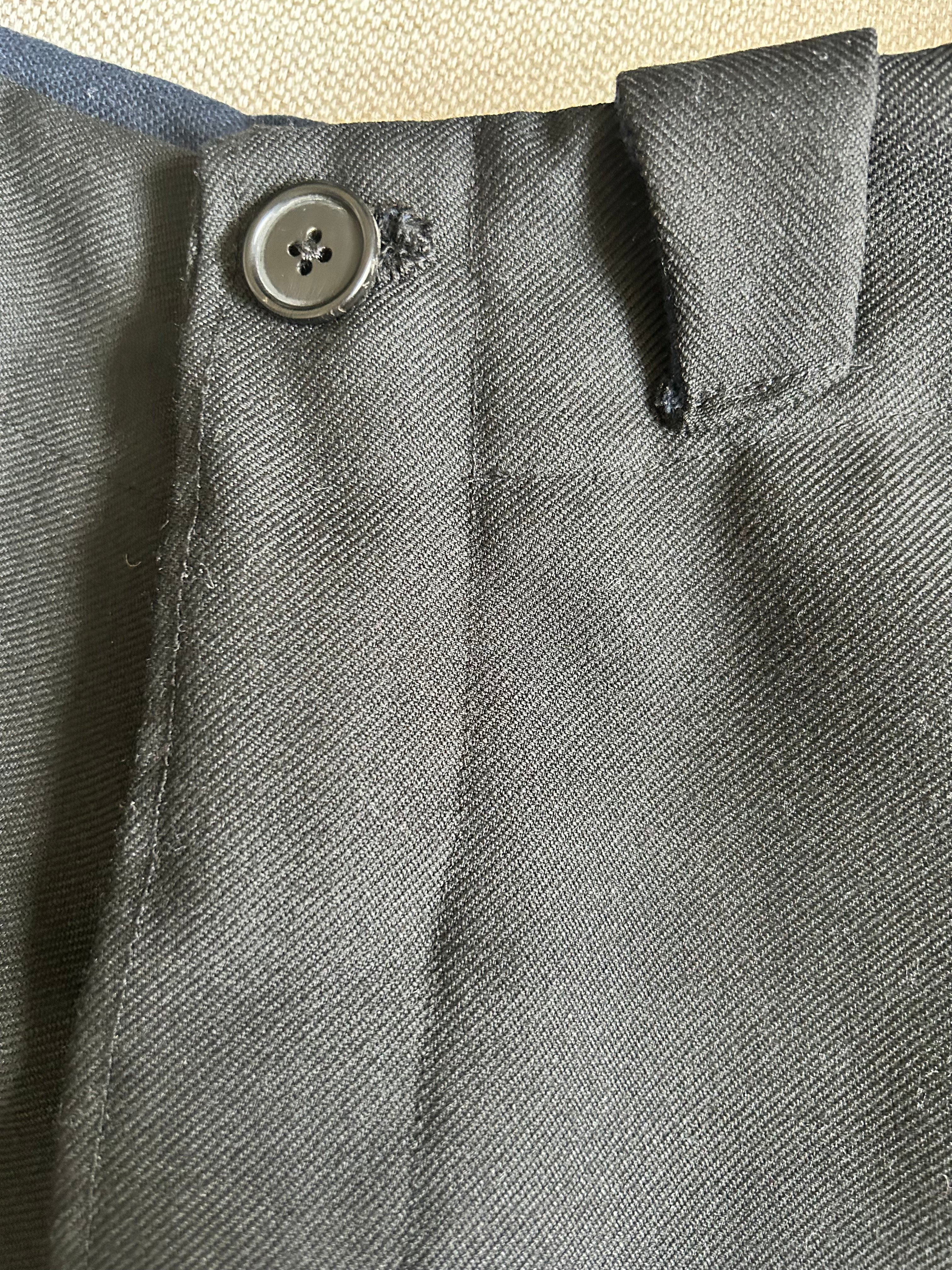 FW25 ZIPPER MILITARY GABARDINE PANTS