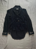 FW25  HALF-LACE MOHAIR PULL-OVER
