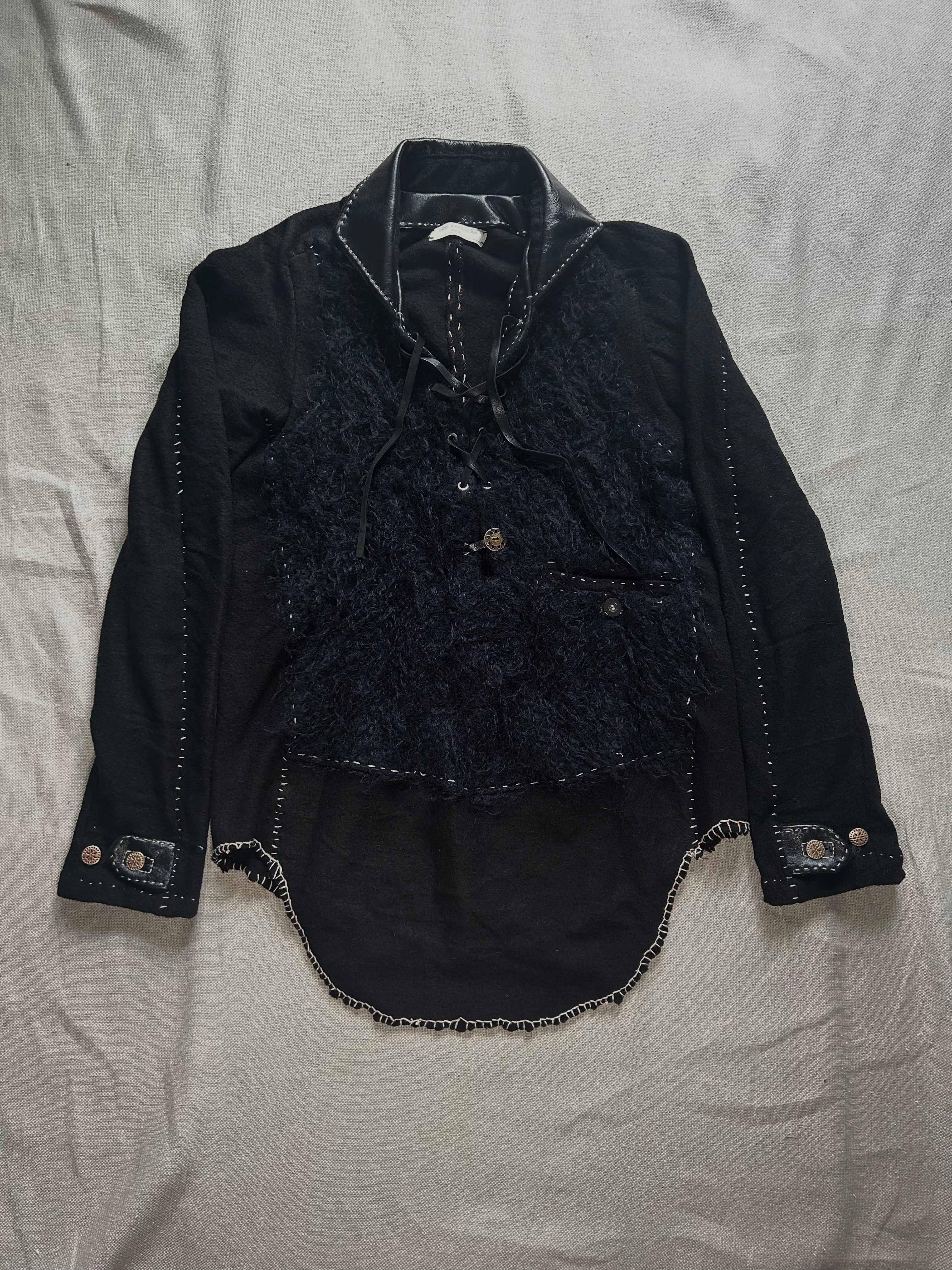FW25  HALF-LACE MOHAIR PULL-OVER