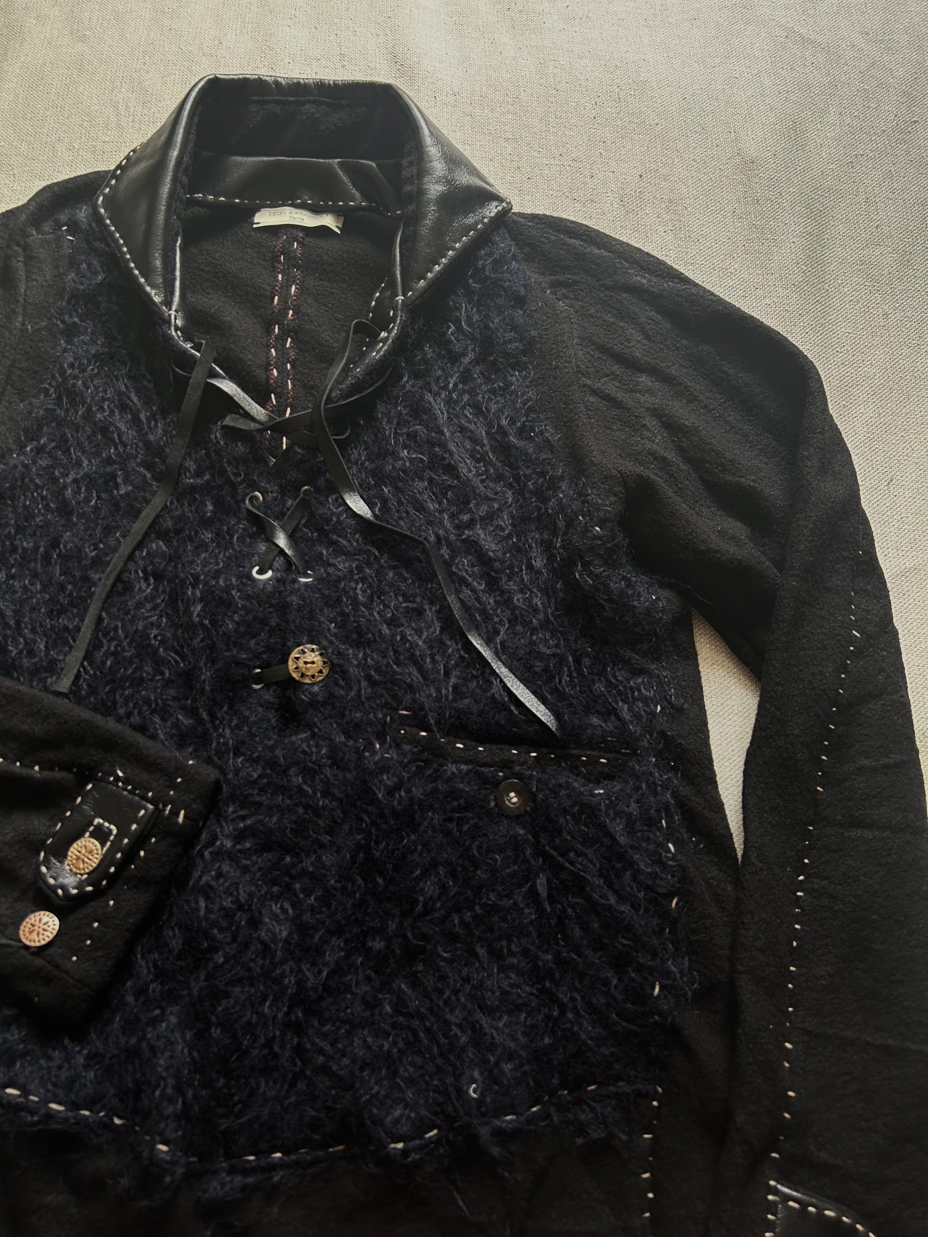 FW25  HALF-LACE MOHAIR PULL-OVER