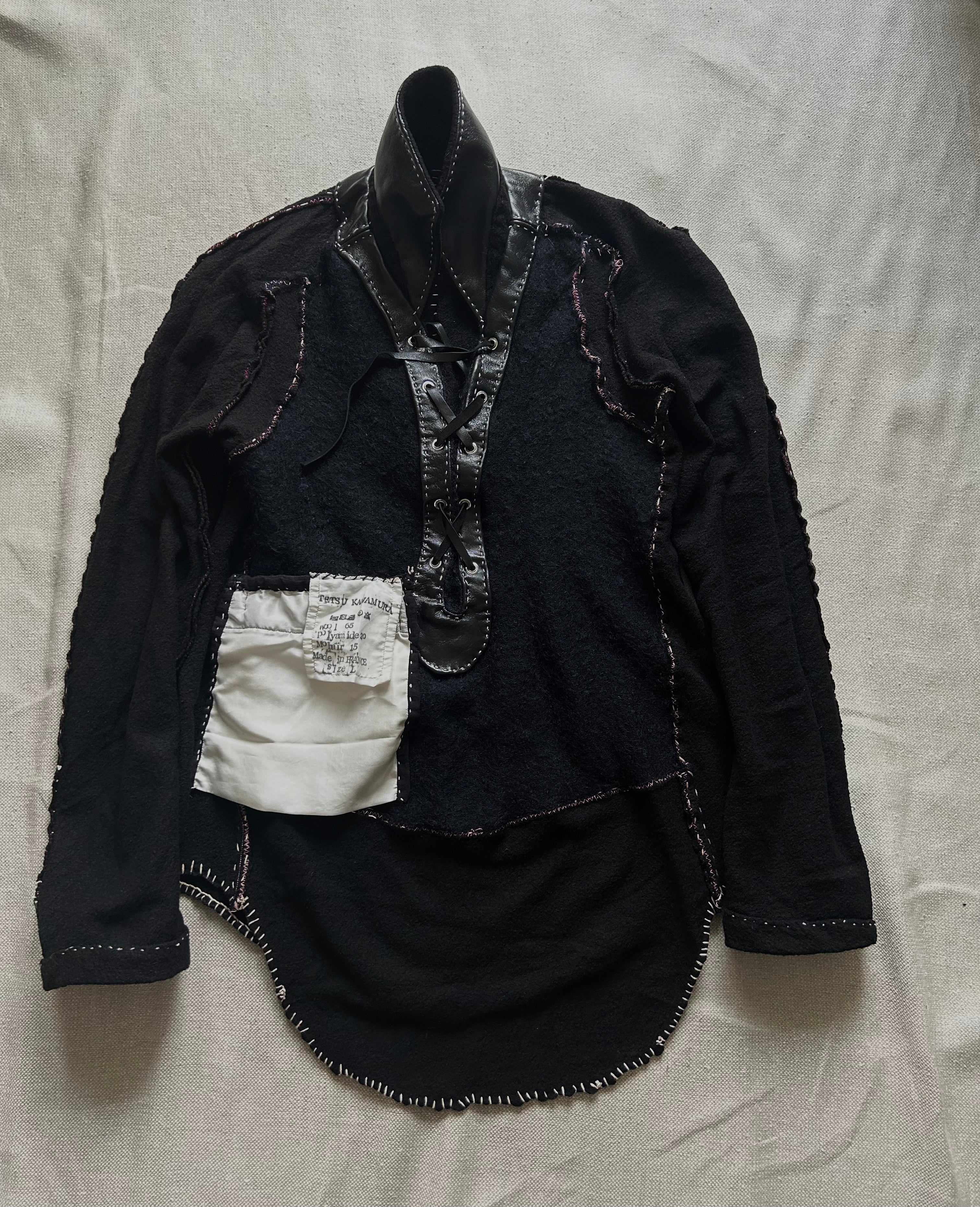 FW25  HALF-LACE MOHAIR PULL-OVER