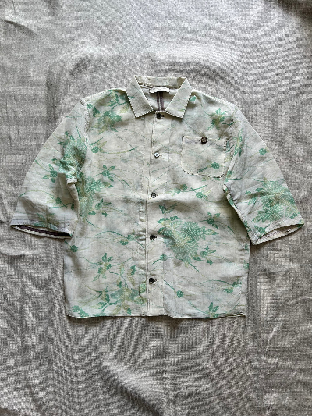 SS25 JAPANESE LINEN OKINAWA HALFSLEEVE SHIRT