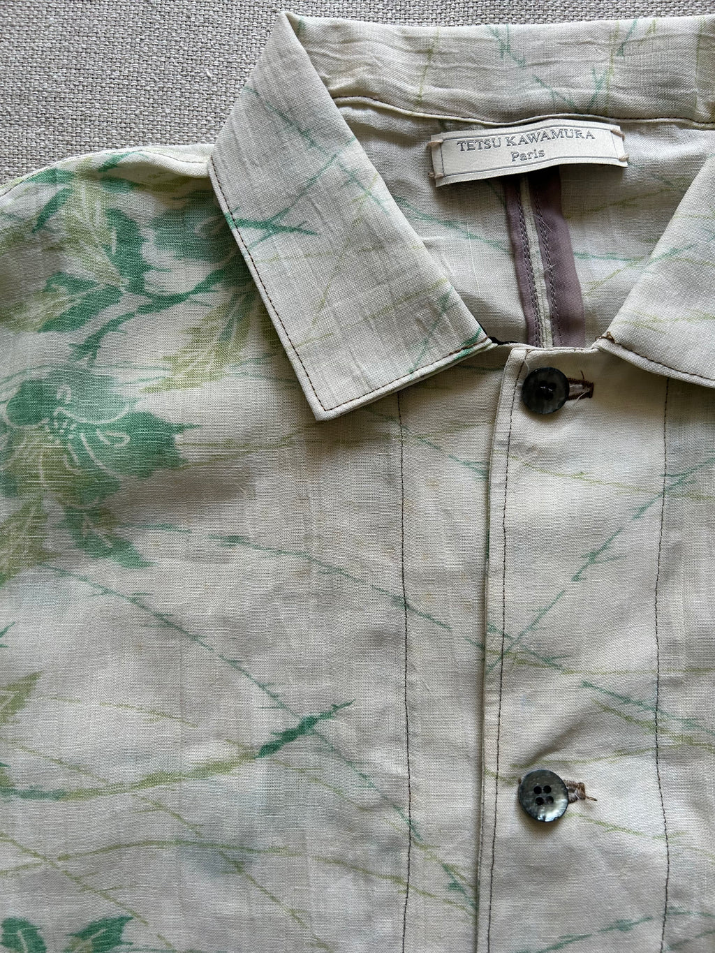 SS25 JAPANESE LINEN OKINAWA HALFSLEEVE SHIRT