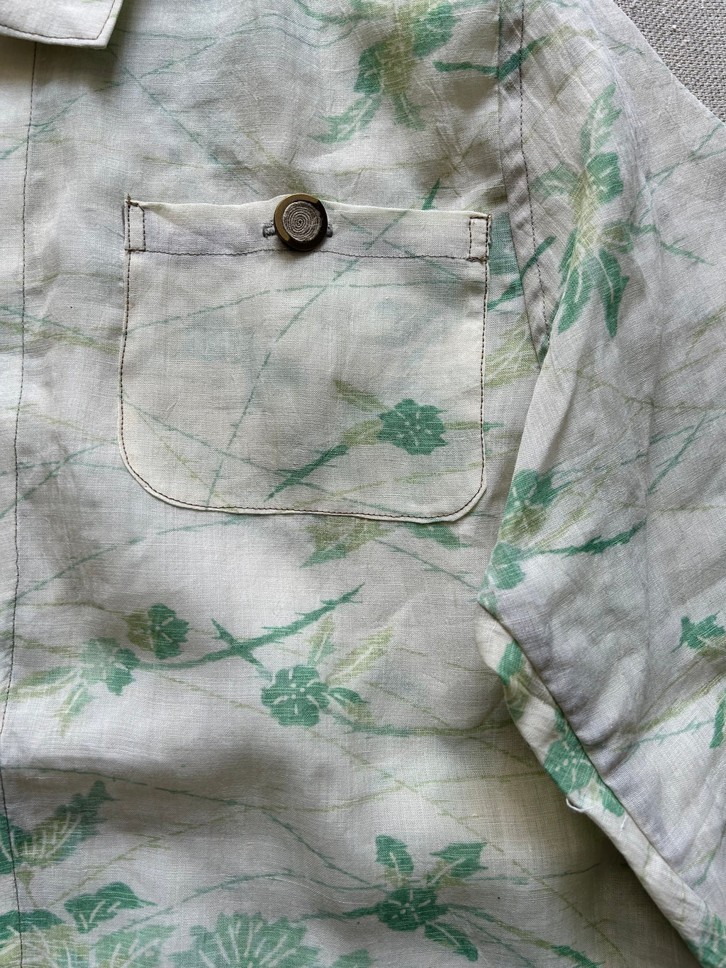 SS25 JAPANESE LINEN OKINAWA HALFSLEEVE SHIRT