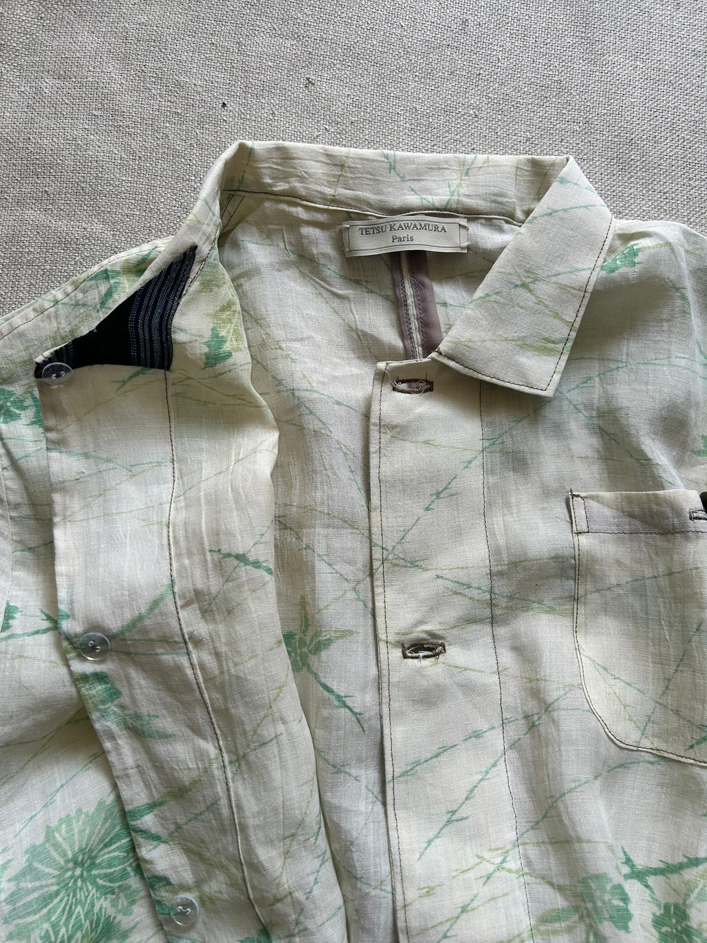 SS25 JAPANESE LINEN OKINAWA HALFSLEEVE SHIRT