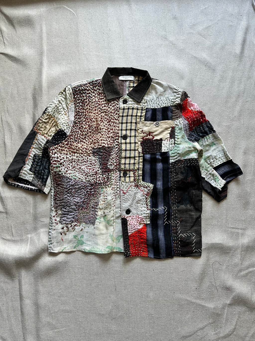 SS25-26 PATCHWORK HALF SLEEVE SHIRT
