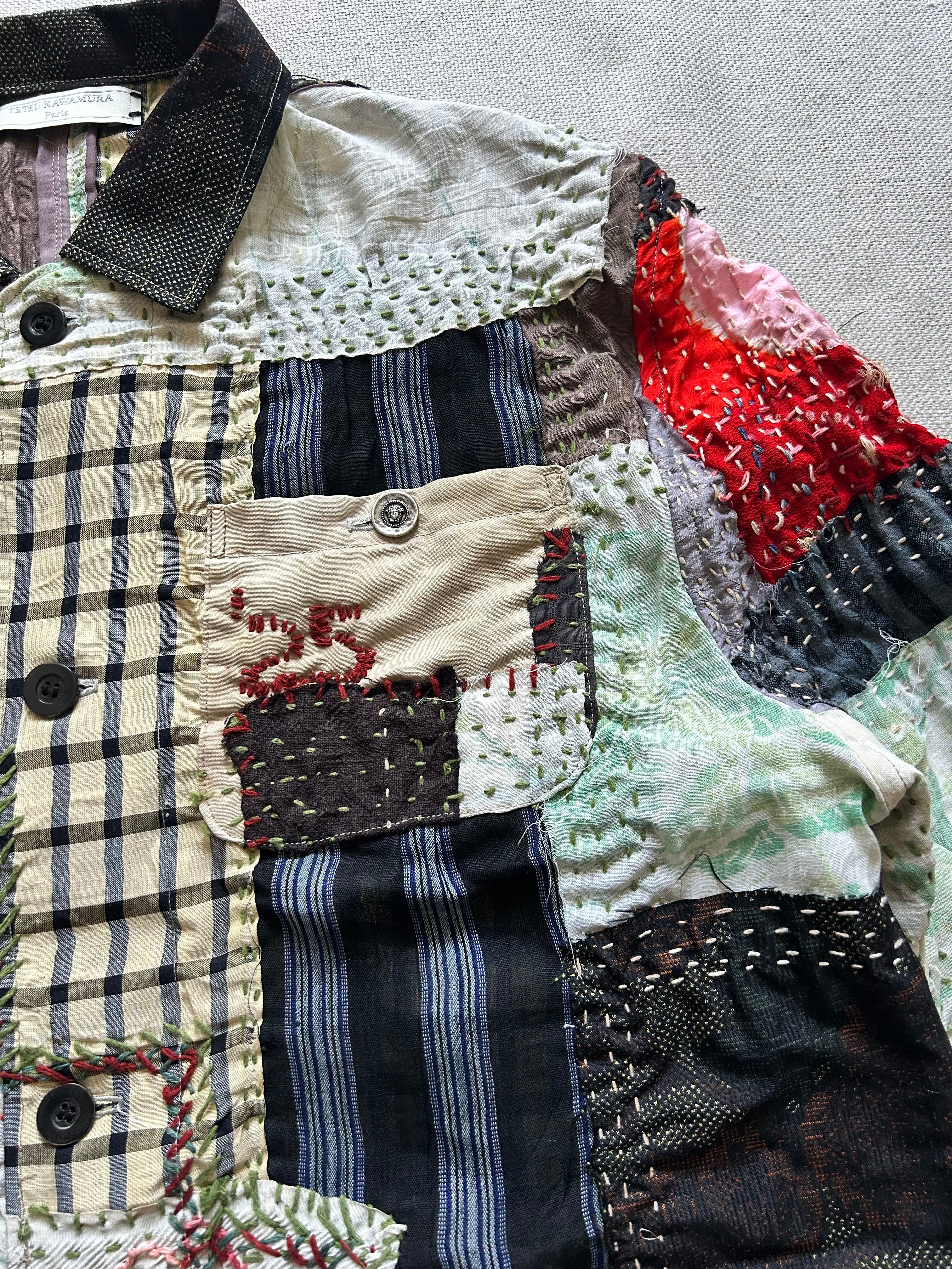SS25-26 PATCHWORK HALF SLEEVE SHIRT