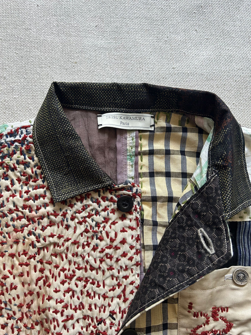 SS25-26 PATCHWORK HALF SLEEVE SHIRT