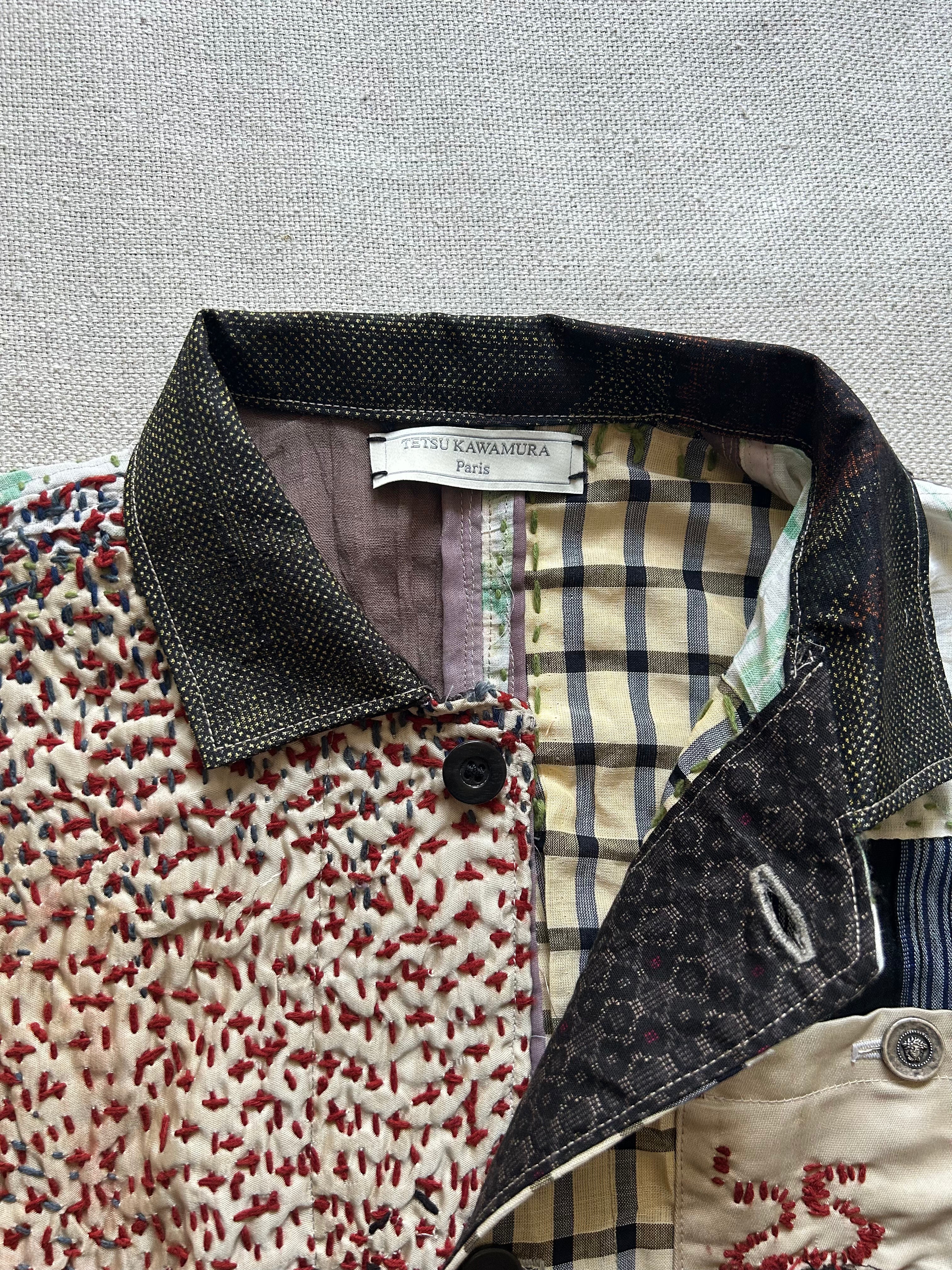SS25-26 PATCHWORK HALF SLEEVE SHIRT