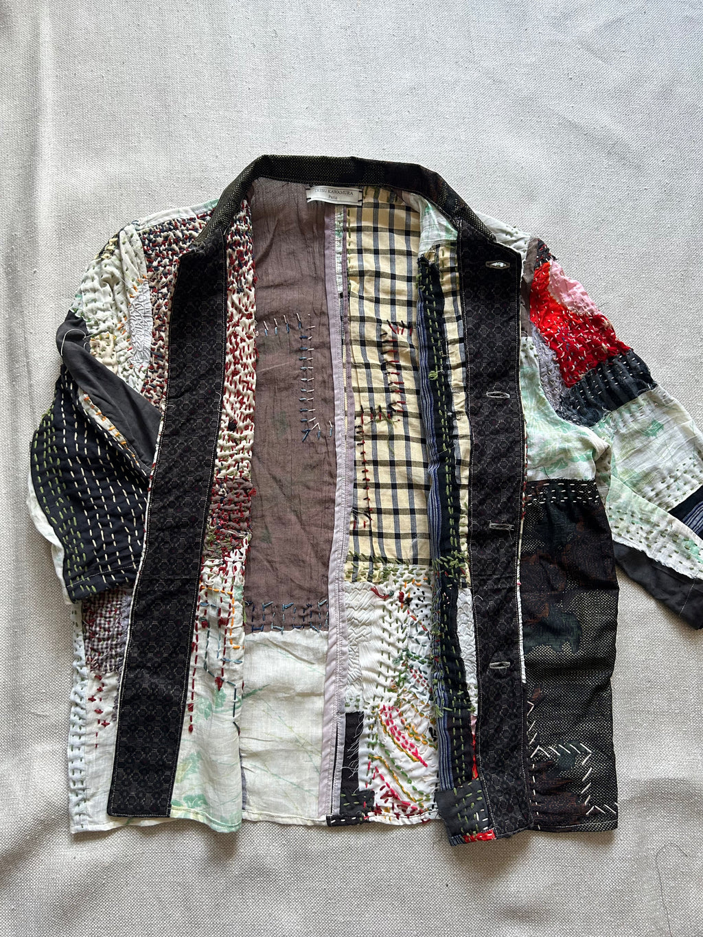SS25-26 PATCHWORK HALF SLEEVE SHIRT