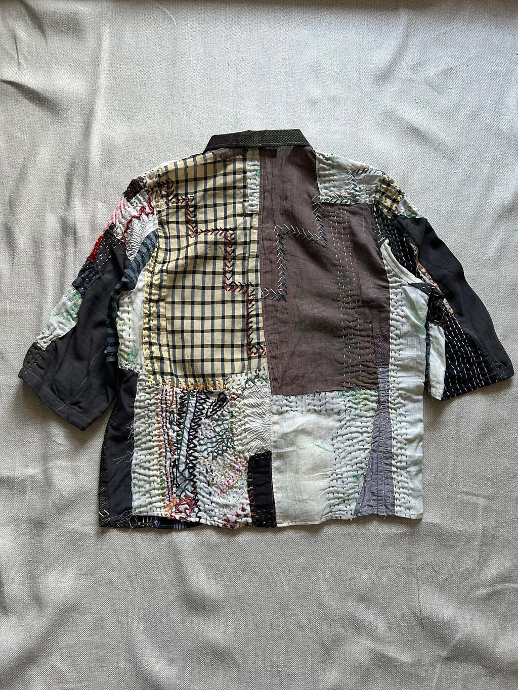 SS25-26 PATCHWORK HALF SLEEVE SHIRT