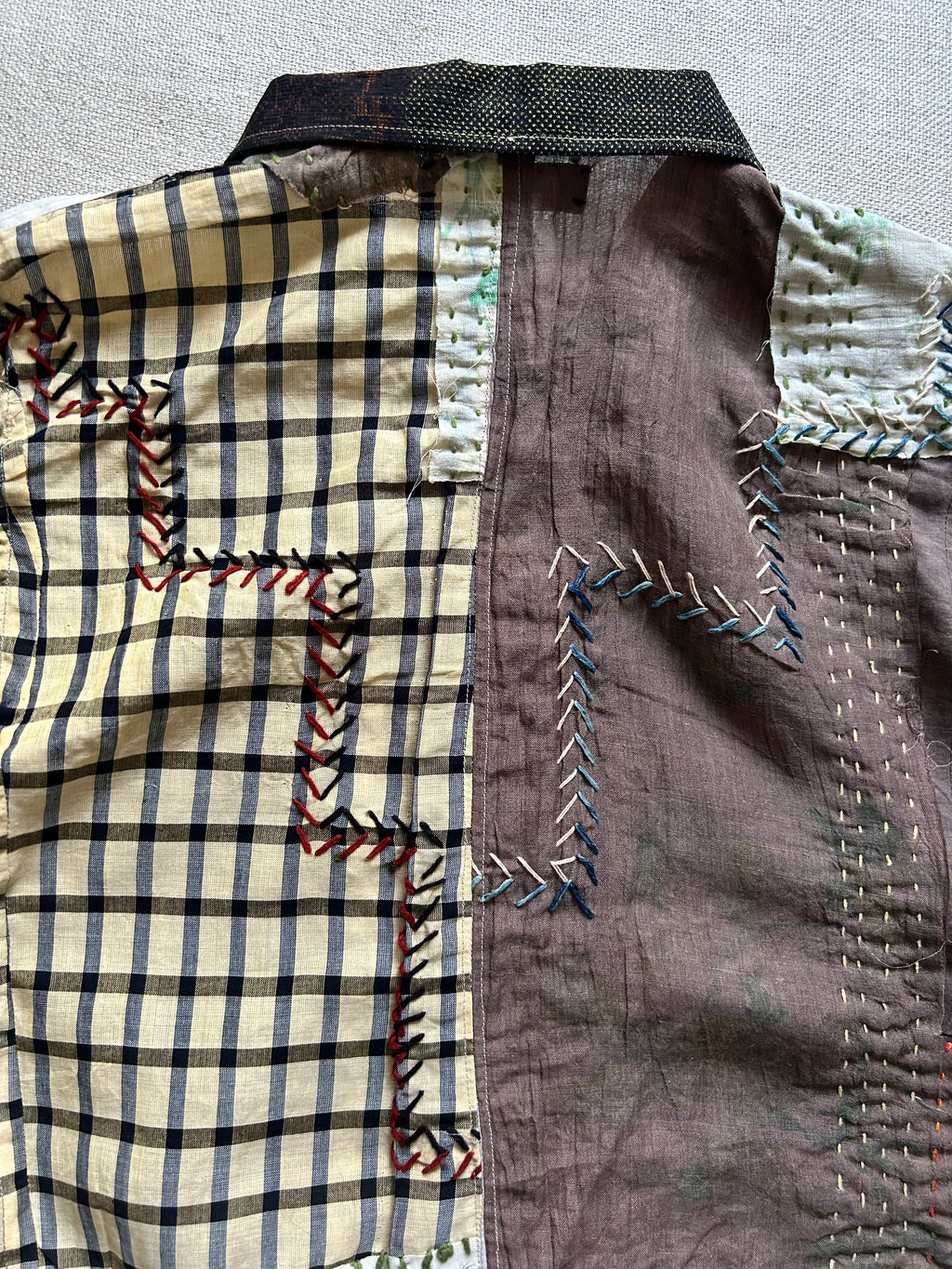 SS25-26 PATCHWORK HALF SLEEVE SHIRT