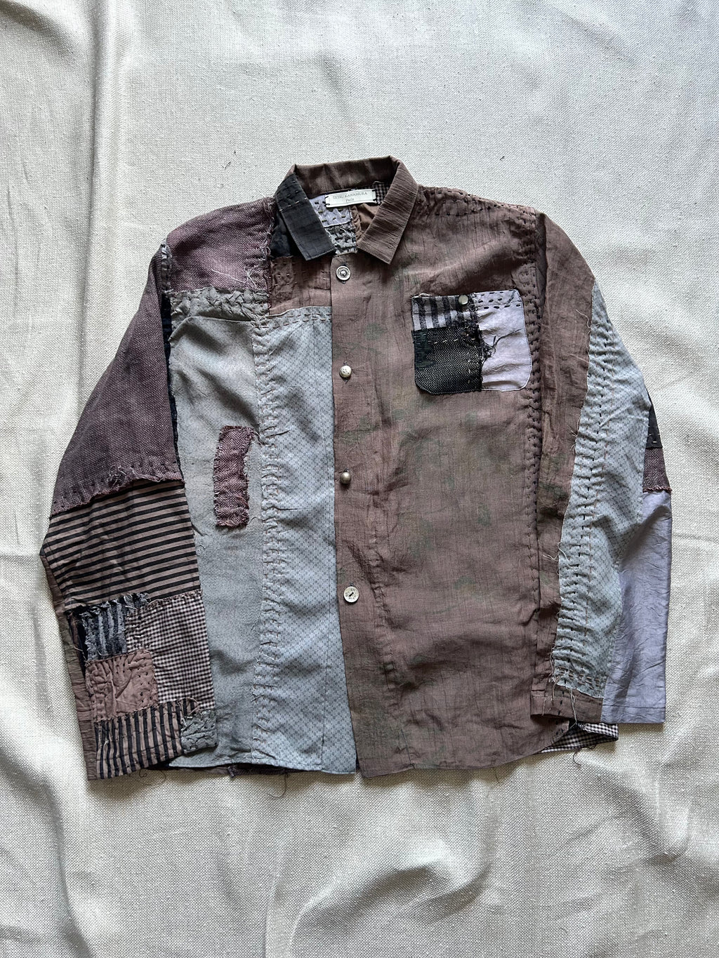 SS25-26 PATCHWORK SHIRT