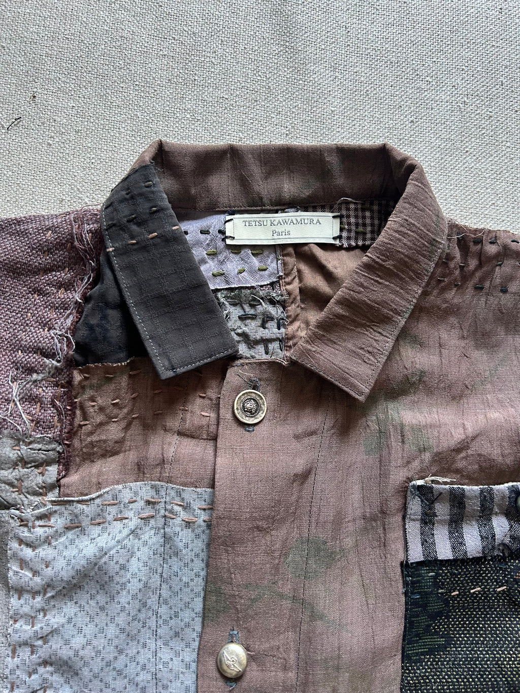 SS25-26 PATCHWORK SHIRT