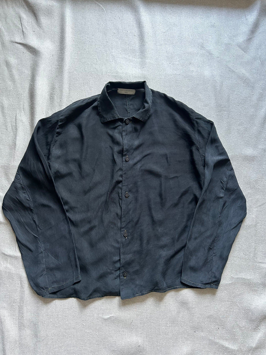 FW25 JAPANESE SILK PAJAMA BOX SHIRT