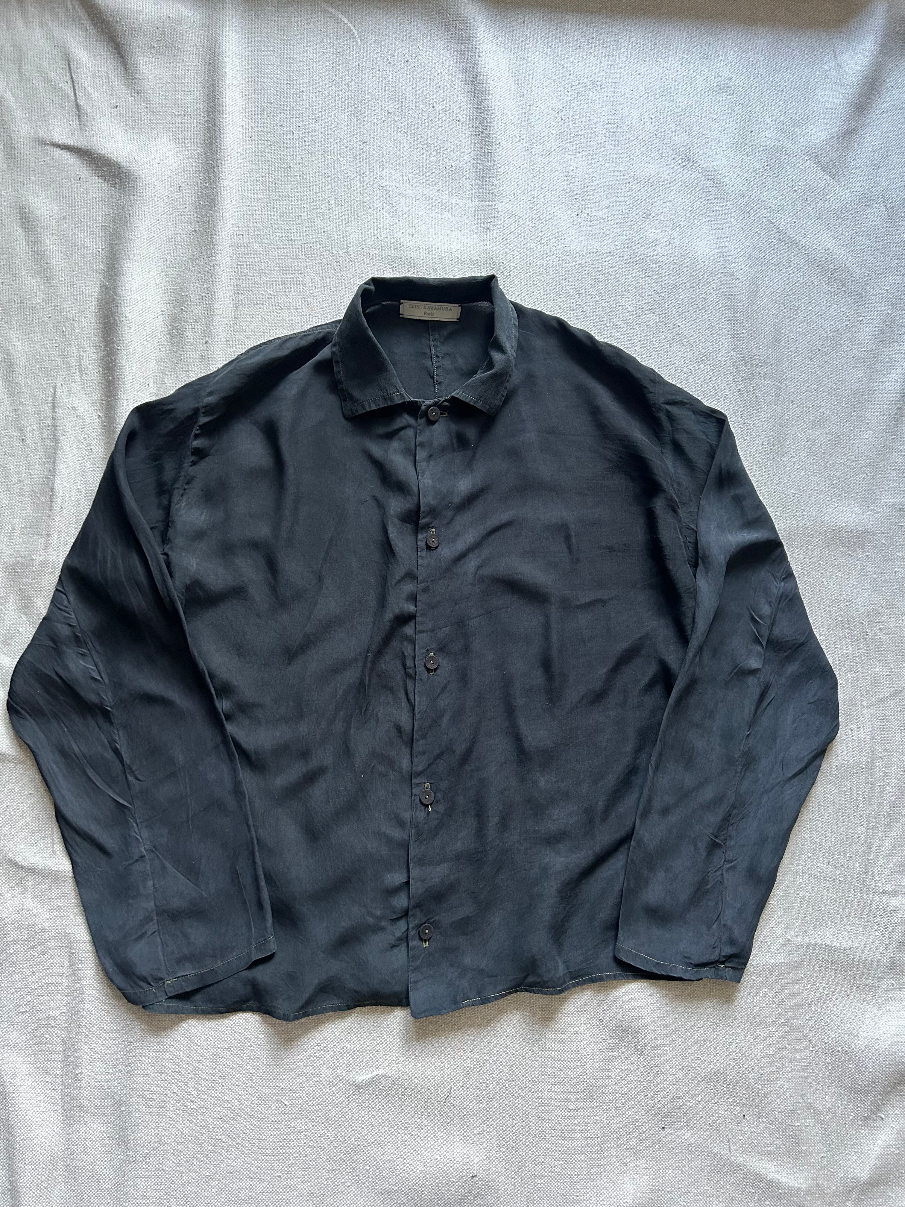FW25 JAPANESE SILK PAJAMA BOX SHIRT