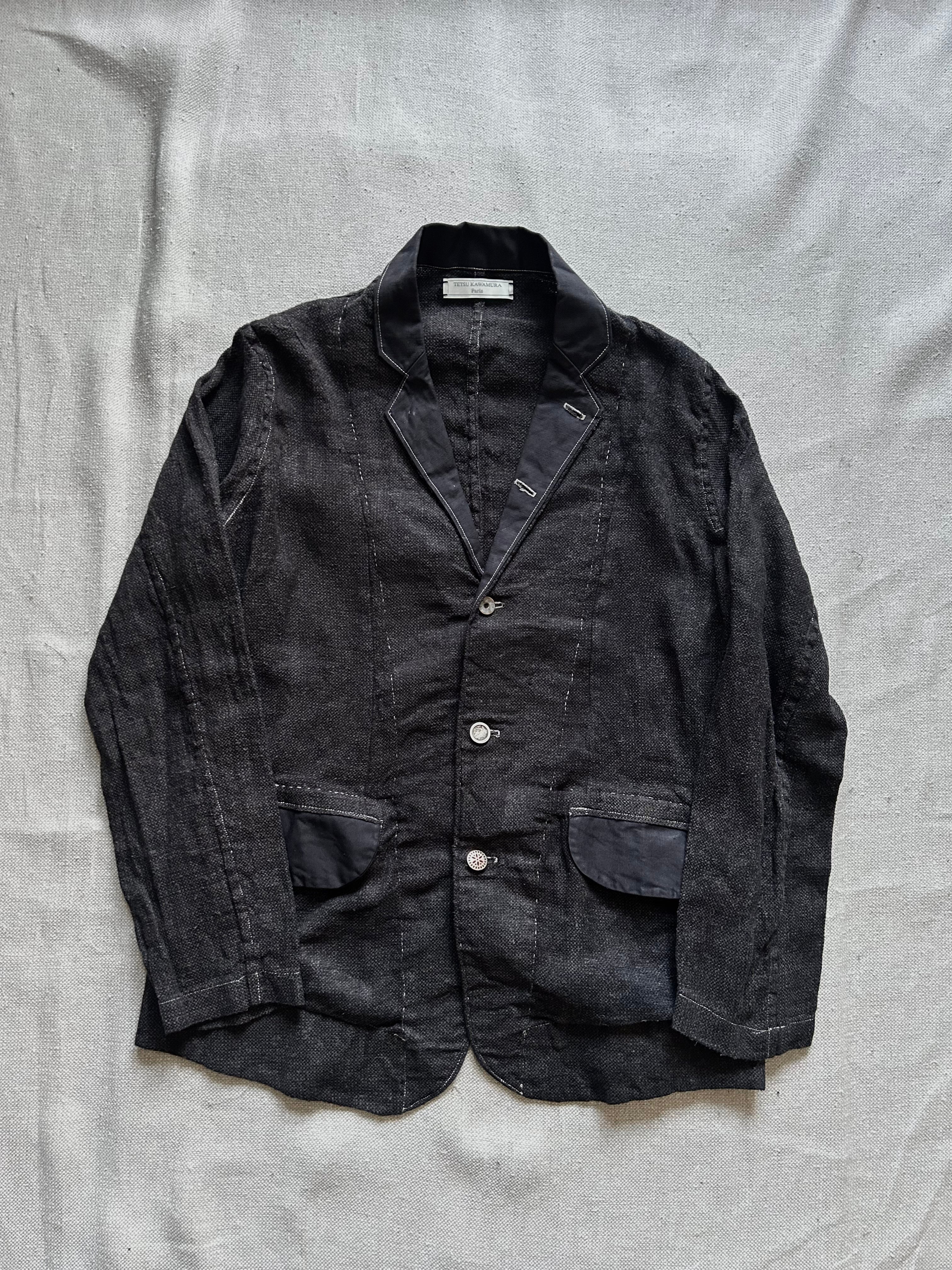 SS25-26 DYED LINEN-SILK VEST