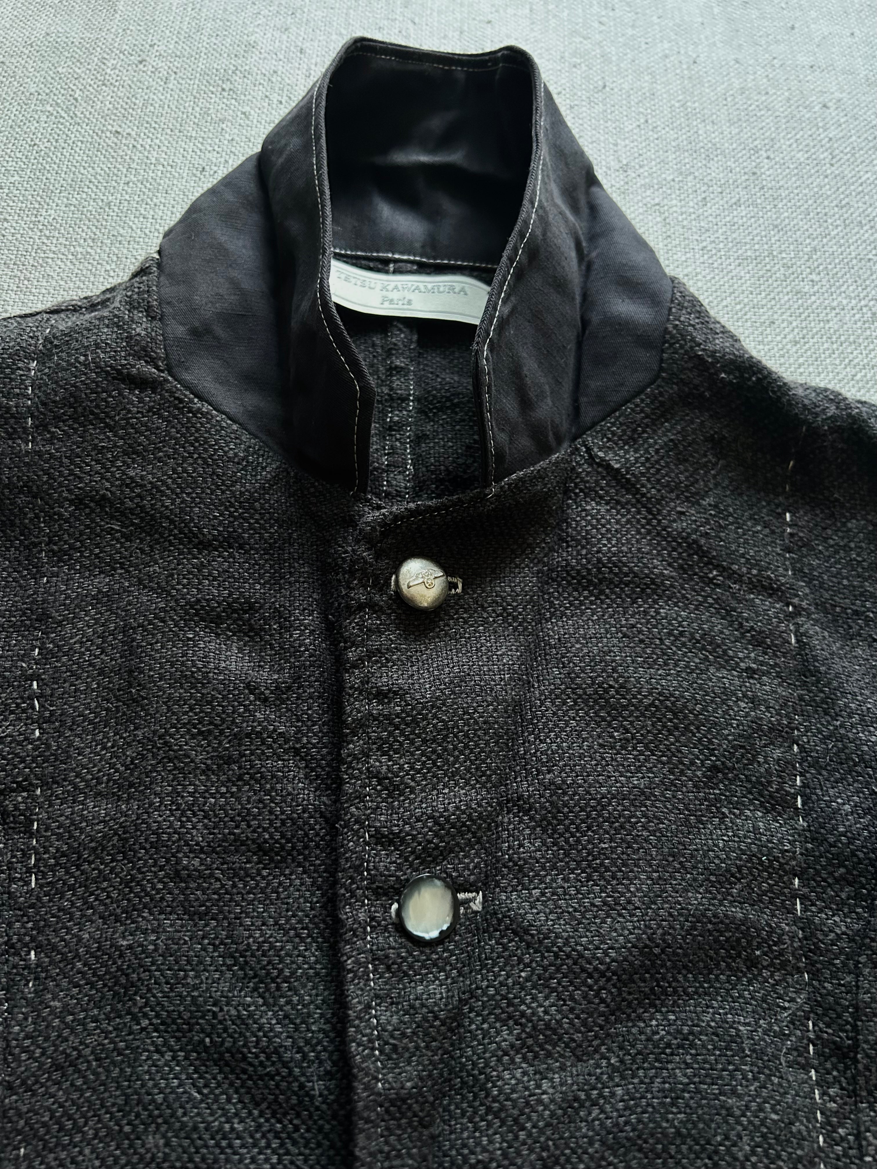 SS25-26 DYED LINEN-SILK VEST