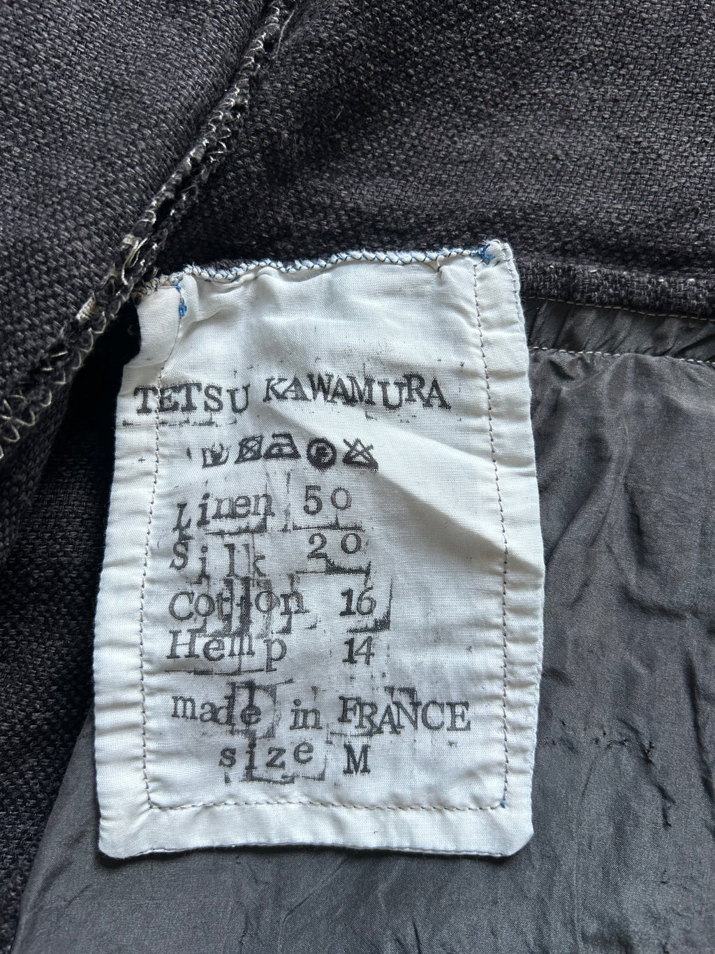 SS25-26 DYED LINEN-SILK VEST