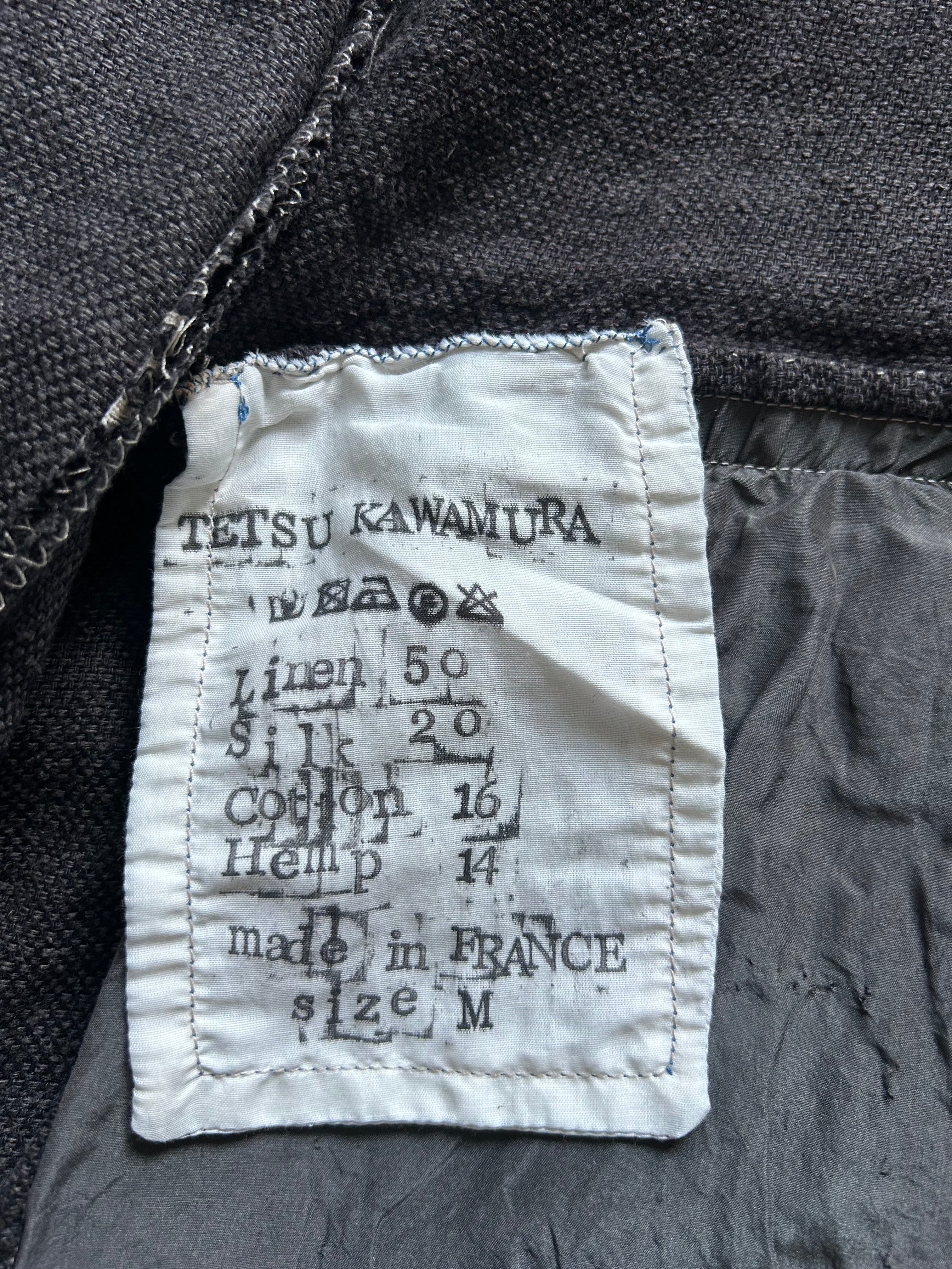 SS25-26 DYED LINEN-SILK VEST