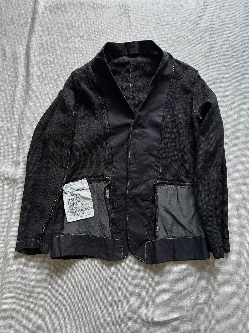 SS25-26 DYED LINEN-SILK VEST
