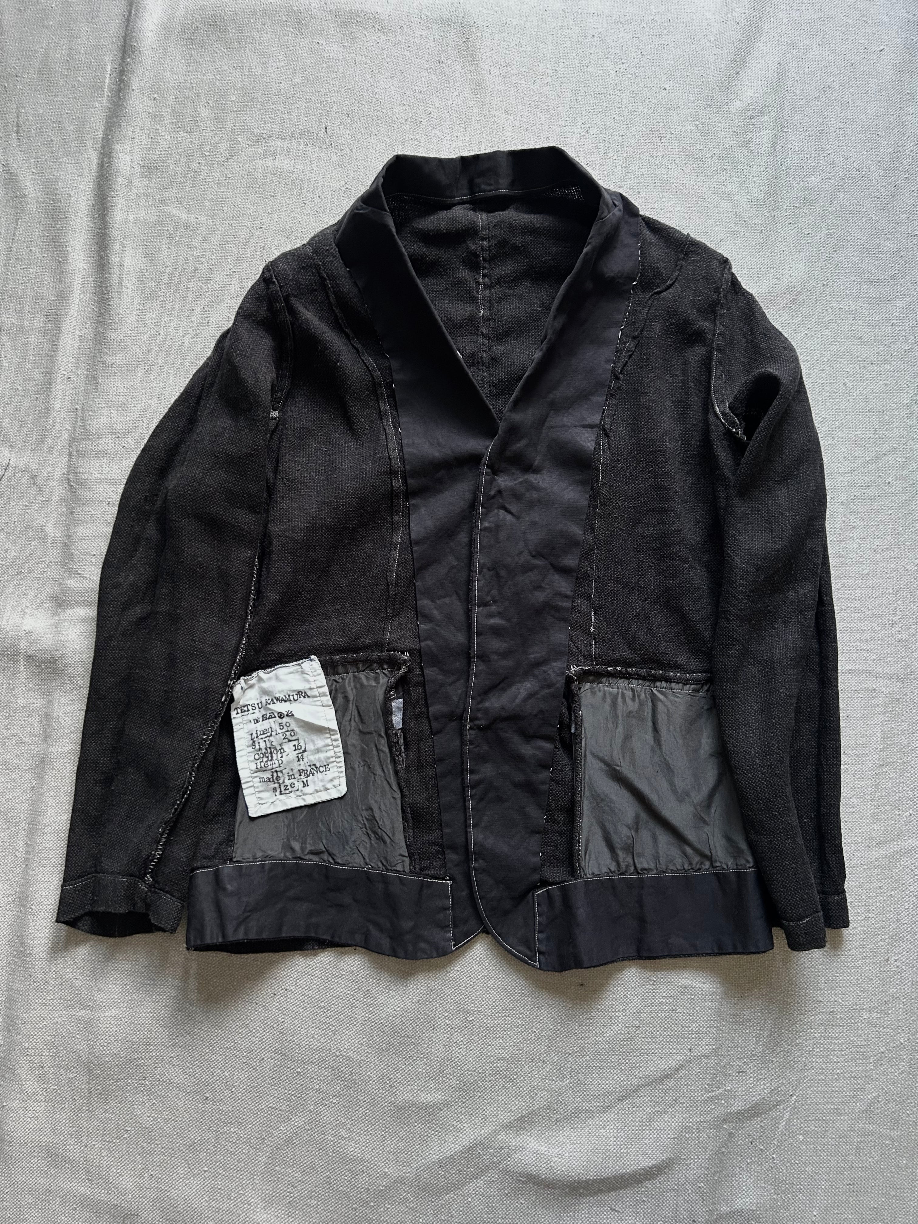 SS25-26 DYED LINEN-SILK VEST
