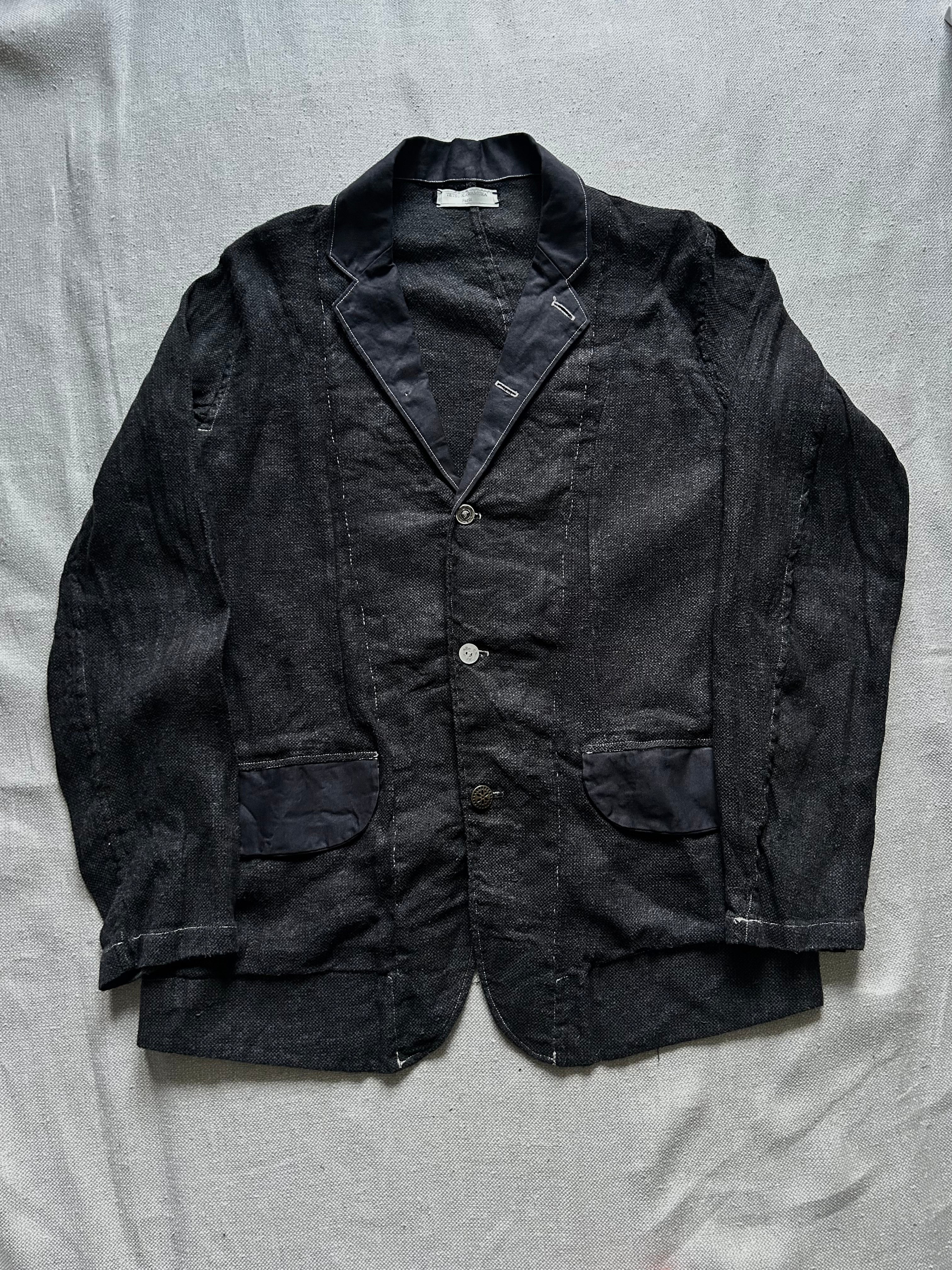 SS25-26 DYED SILK LINEN VEST
