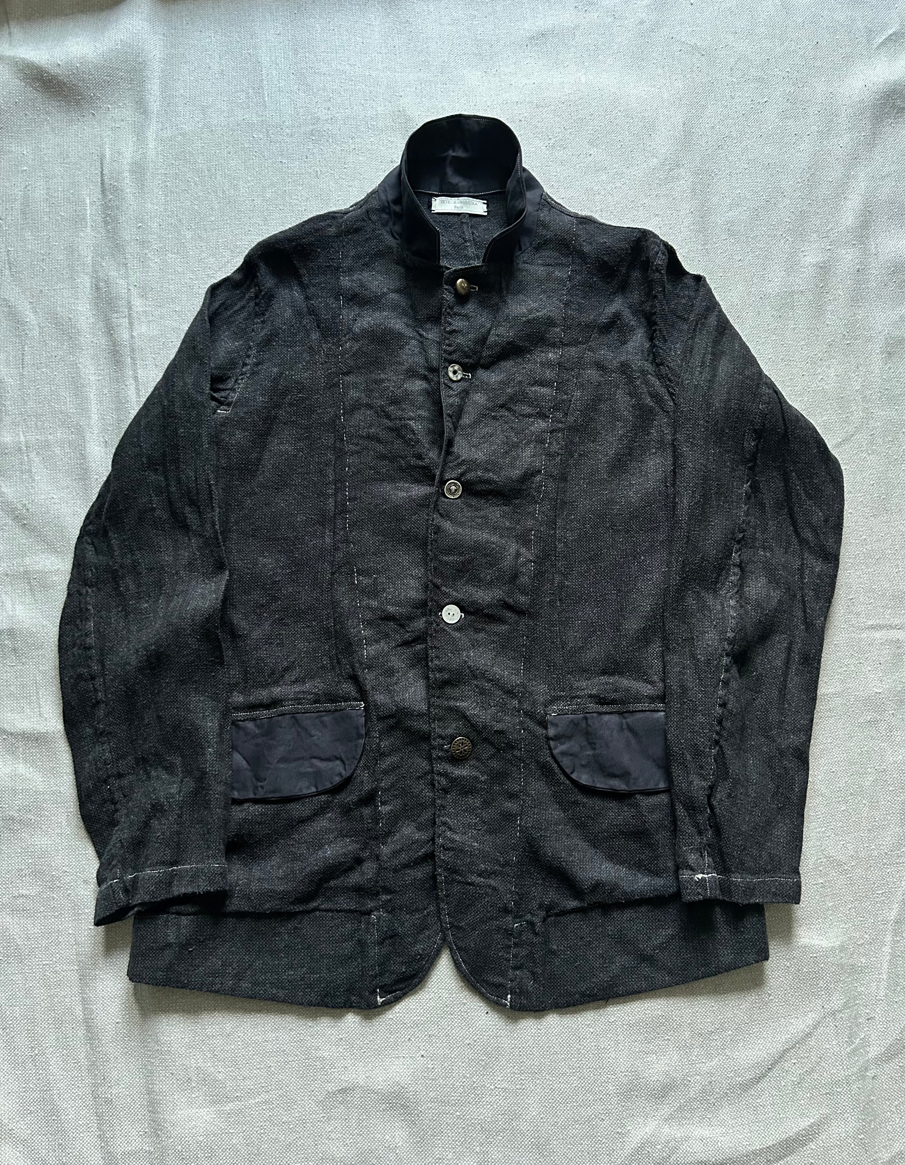 SS25-26 DYED SILK LINEN VEST